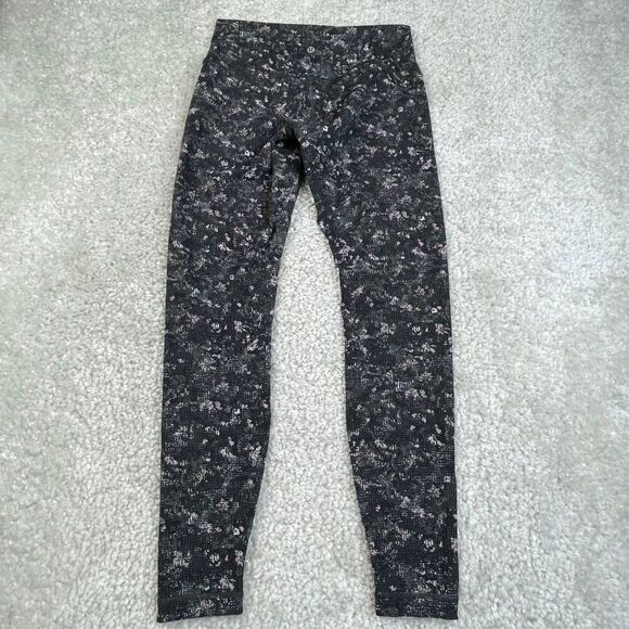 Lululemon Wunder Under High Rise Tight Legging Floral Equalized Multi - Picture 3 of 9